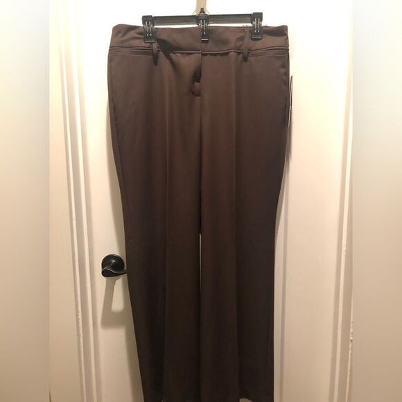LARRY LEVINE Women’s Slacks Size 14 Curvy in the Thigh/Hip Hourglass Silhouette - Picture 1 of 5